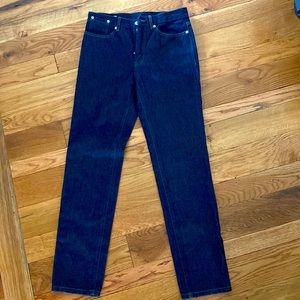 DRIES VAN NOTEN DARK WASH JEANS